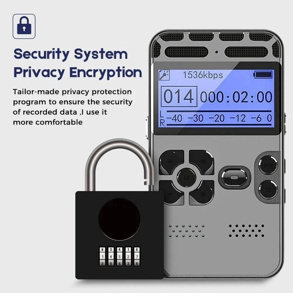 Voice Recorder 72-Hour Recording Expandable Storage
