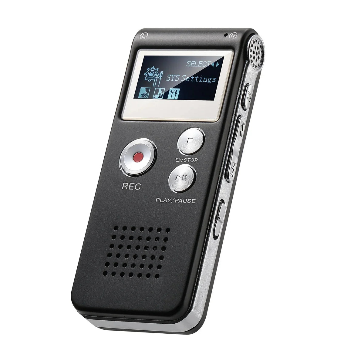 Voice Recorder Voice-Activated 64 GB USB Rechargeable