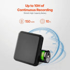 Voice Recorder Voice-Activated AI Noise Reduction 128GB
