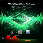 Voice Recorder Voice-Activated AI Noise Reduction 128GB
