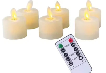 Votive Candles LED Flickering Remote Control