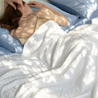 Waffle Blanket Cooling Cotton & Bamboo Blend