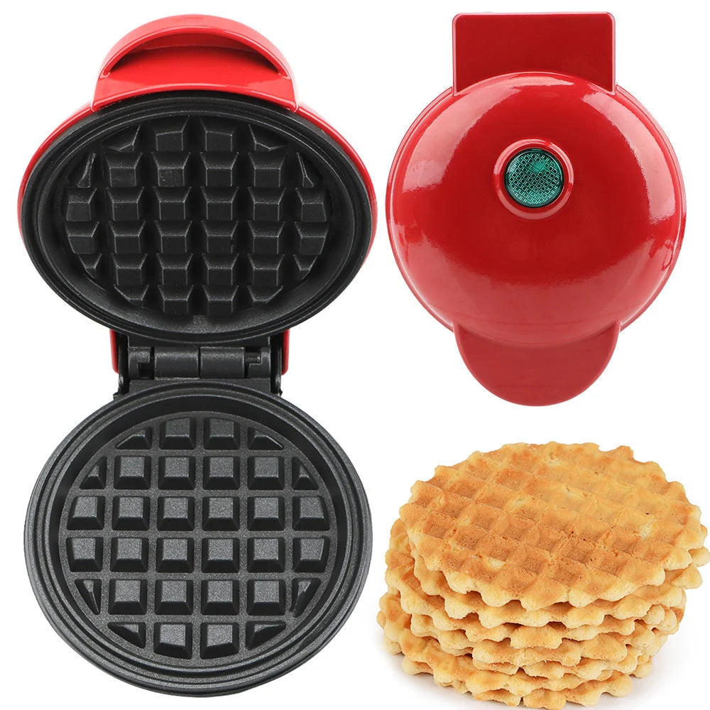 Waffle Maker Double Non-Stick Plates Fast Heating