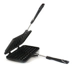 Waffle Maker Non-Stick Locking Handle For Gas Stoves