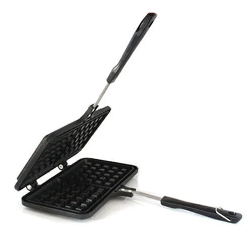 Waffle Maker Non-Stick Locking Handle For Gas Stoves