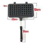 Waffle Maker Non-Stick Locking Handle For Gas Stoves
