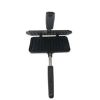 Waffle Maker Non-Stick Locking Handle For Gas Stoves