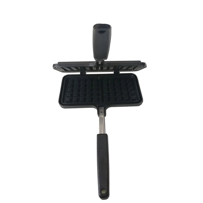 Waffle Maker Non-Stick Locking Handle For Gas Stoves