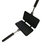Waffle Maker Non-Stick Locking Handle For Gas Stoves