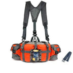 Waist Bag Adjustable Strap & Multiple Zippered Pockets