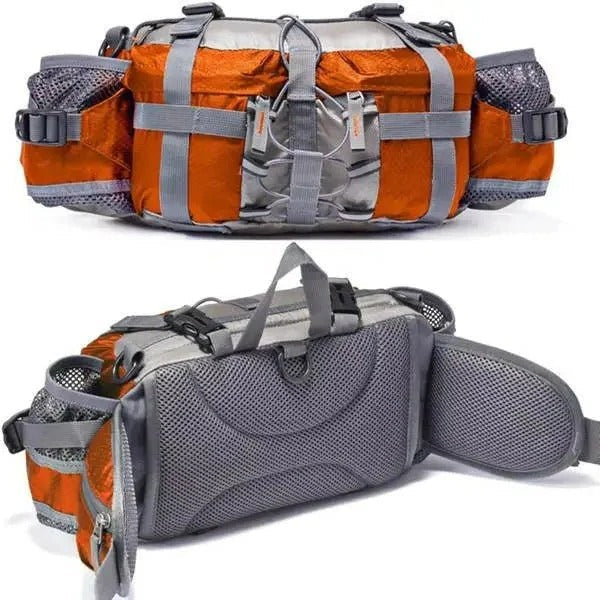 Waist Bag Adjustable Strap & Multiple Zippered Pockets