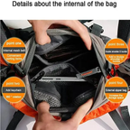 Waist Bag Adjustable Strap & Multiple Zippered Pockets