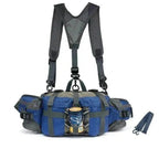 Waist Bag Adjustable Strap & Multiple Zippered Pockets