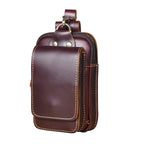 Waist Bag Full-Grain Leather Adjustable Strap