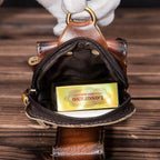 Waist Bag Full-Grain Leather Adjustable Strap