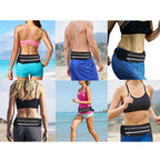 Waist Bag Neoprene Adjustable Fit Zipper Pocket