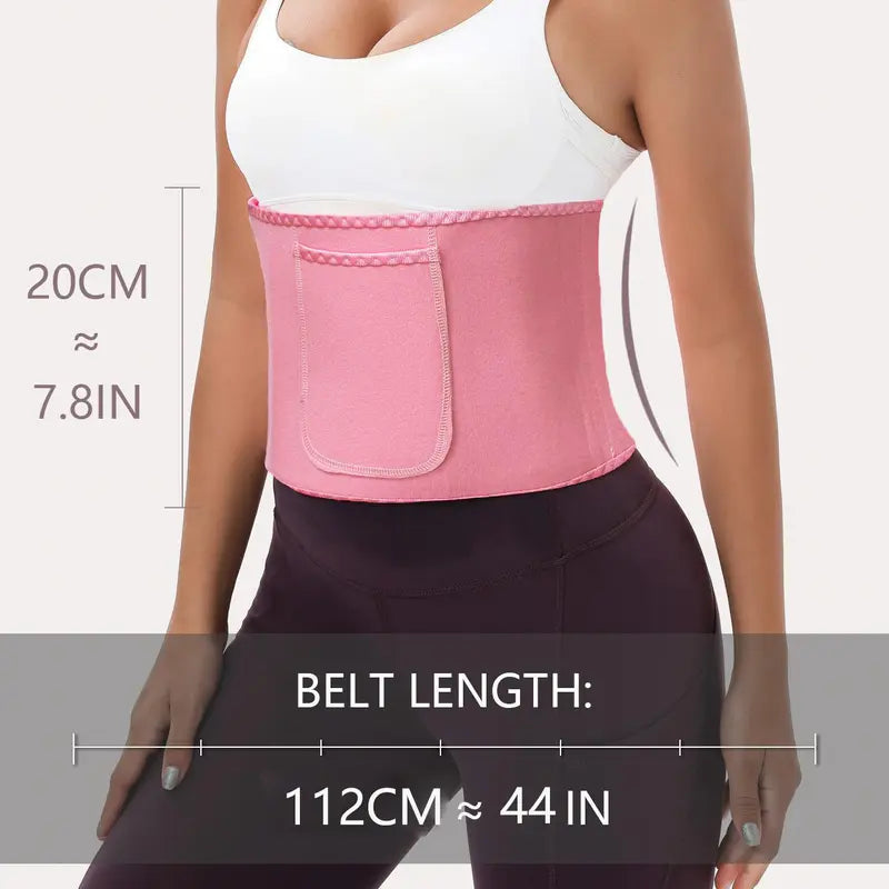 Waist Belt Neoprene Heat-Trapping Adjustable Fit 47 Inch