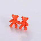 Waist Clip Adjustable Metal Bear Motif