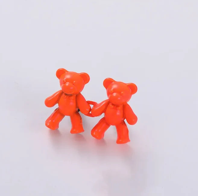 Waist Clip Adjustable Metal Bear Motif