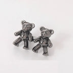 Waist Clip Adjustable Metal Bear Motif