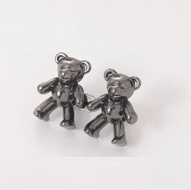 Waist Clip Adjustable Metal Bear Motif