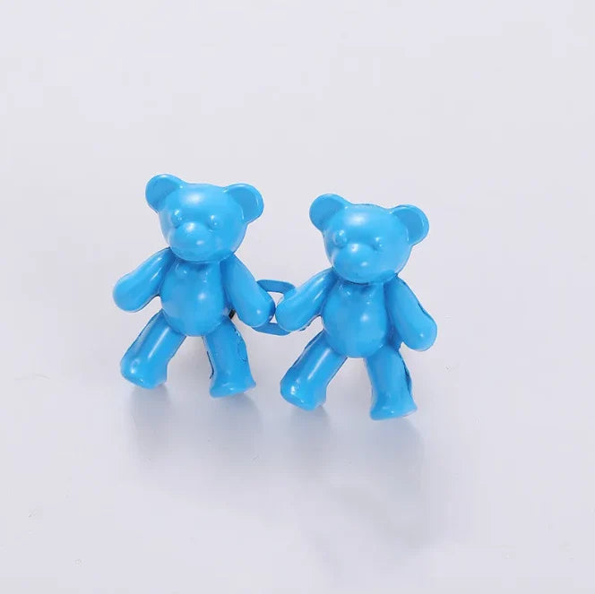 Waist Clip Adjustable Metal Bear Motif