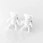 Waist Clip Adjustable Metal Bear Motif
