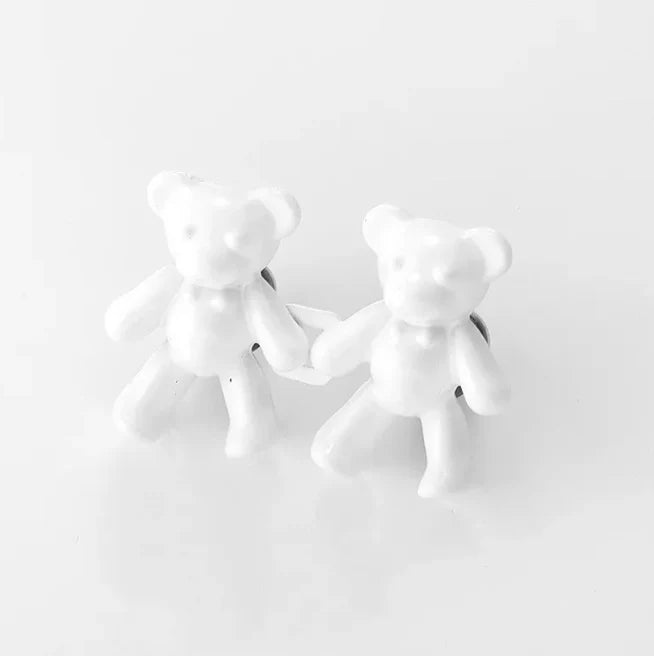Waist Clip Adjustable Metal Bear Motif