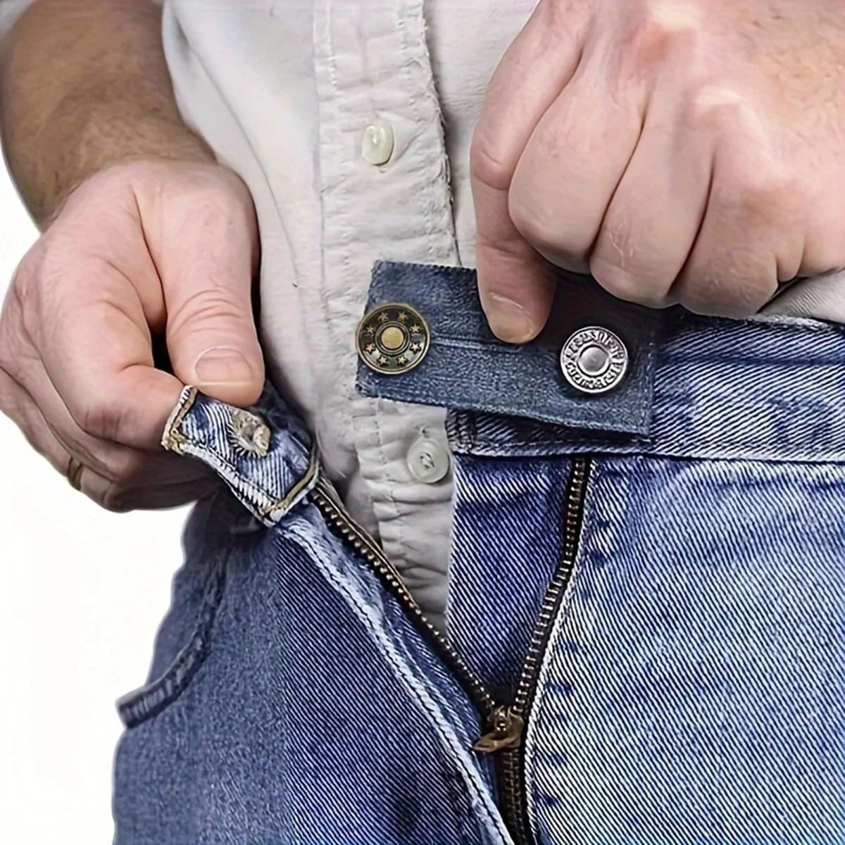 Waist Extender Elastic Loop & Metal Button