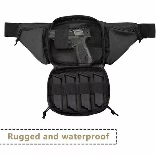 Waist Pack Concealed Quick-Access Adjustable Strap & Multiple Pockets