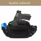 Waist Pack Concealed Quick-Access Adjustable Strap & Multiple Pockets