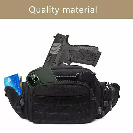 Waist Pack Concealed Quick-Access Adjustable Strap & Multiple Pockets