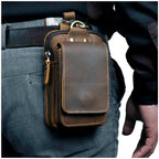 Waist Pack Full-Grain Leather RF Shielding