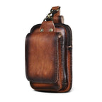 Waist Pack Full-Grain Leather RF Shielding