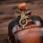 Waist Pack Full-Grain Leather RF Shielding