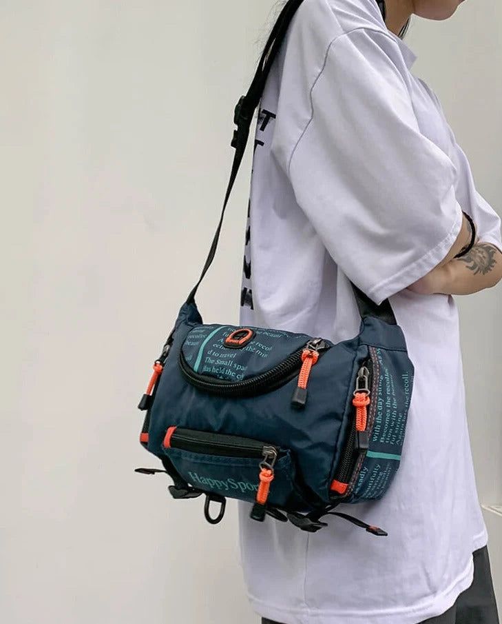Waist & Sling Bag Convertible Multi-Way Water-Resistant Nylon