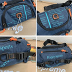 Waist & Sling Bag Convertible Multi-Way Water-Resistant Nylon