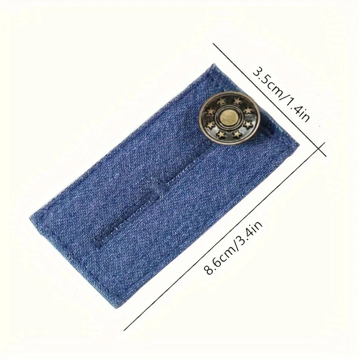 Waistband Extender Elastic Snap-On Set Of 4