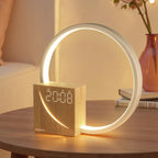 Wake-Up Light & Alarm USB Charging Bedside Lamp