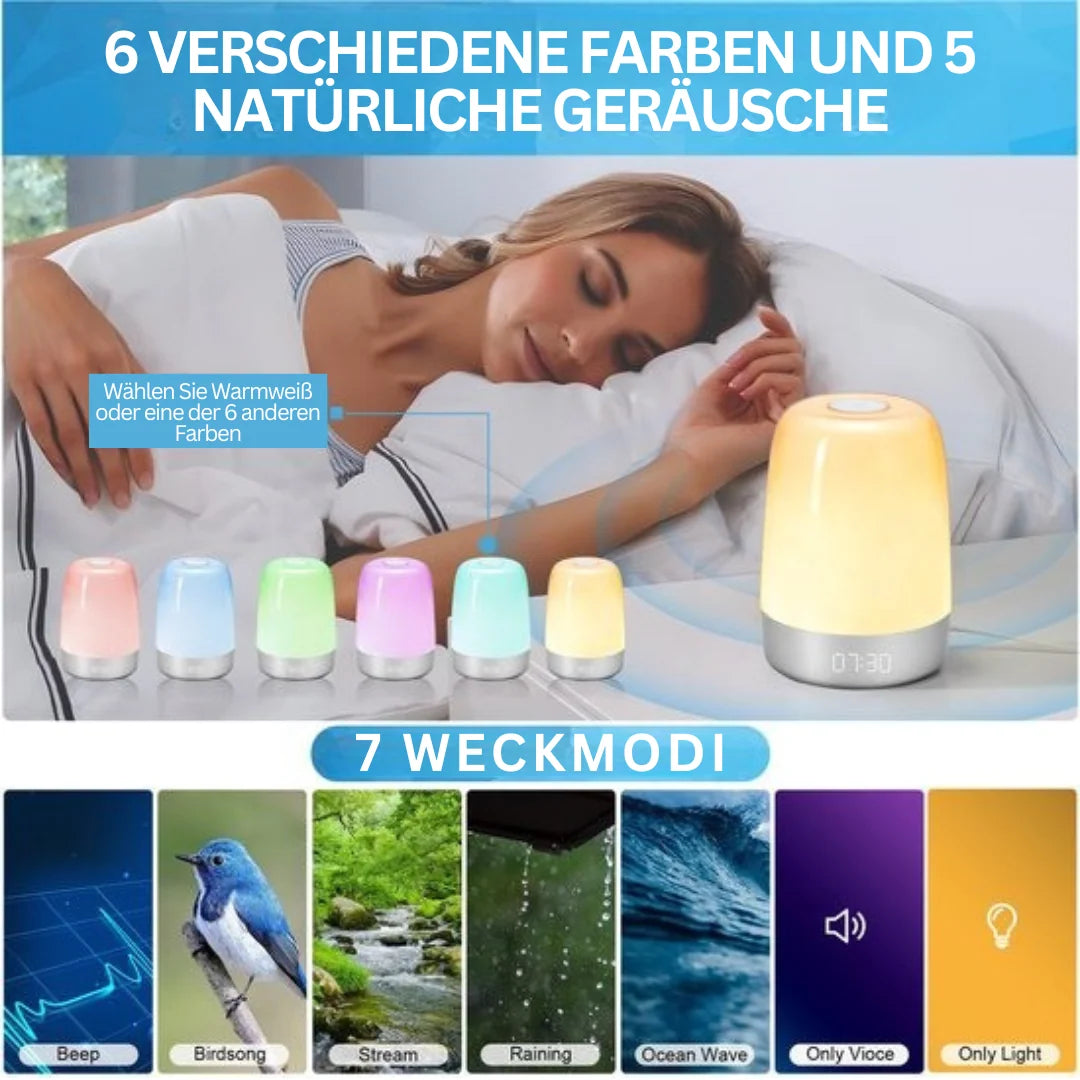 Wake-Up Light Sunrise & Sunset Simulation USB-C Rechargeable