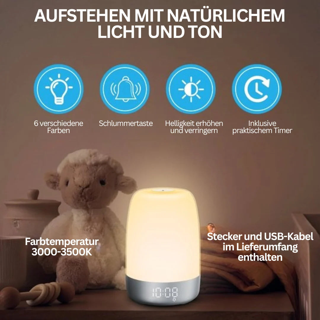 Wake-Up Light Sunrise & Sunset Simulation USB-C Rechargeable