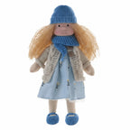 Waldorf Doll Handmade Cotton Body Embroidered Face Knitted Outfit