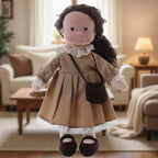 Waldorf Doll Handmade Cotton Body Embroidered Face Knitted Outfit