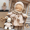 Waldorf Doll Handmade Hypoallergenic Cotton & Wool 35 cm