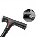 Walking Cane Ergonomic Handle Stable Support Lightweight Metal
