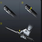 Walking Cane One-Hand Telescopic Folding Non-Slip Grip