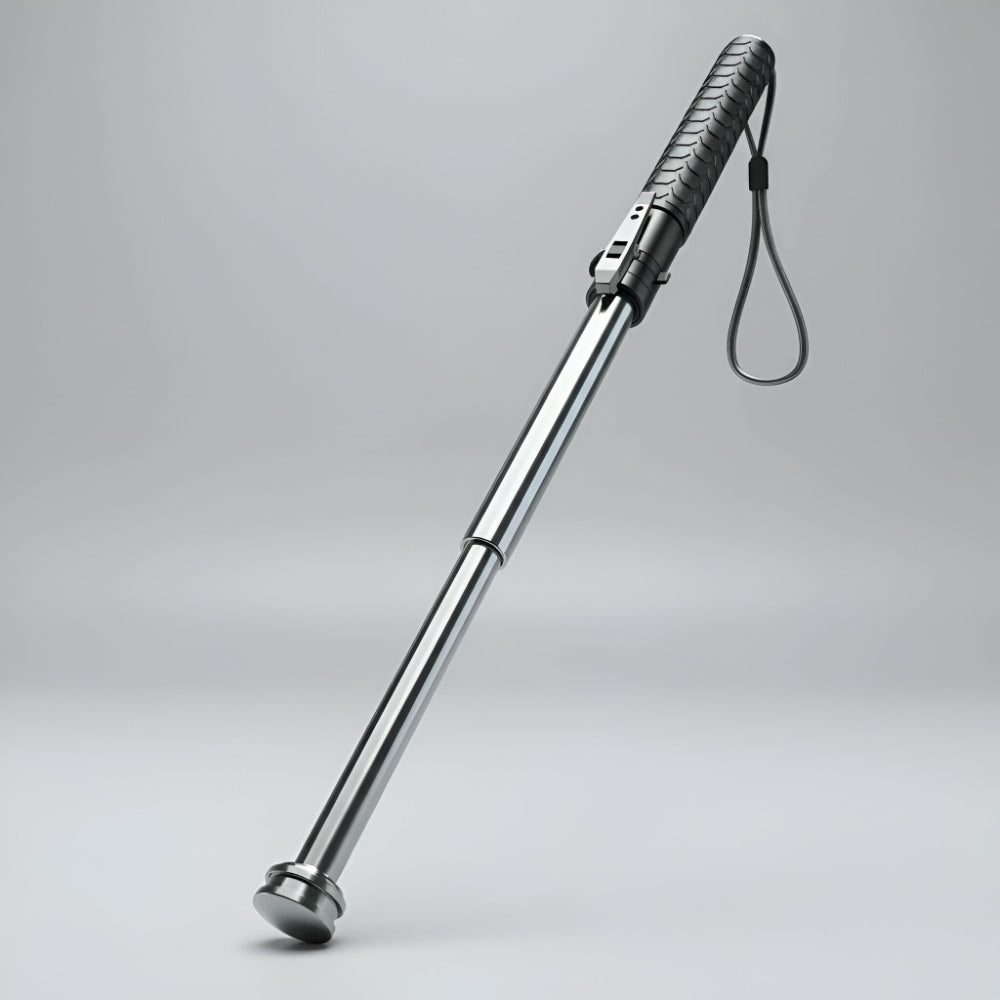 Walking Cane One-Hand Telescopic Folding Non-Slip Grip