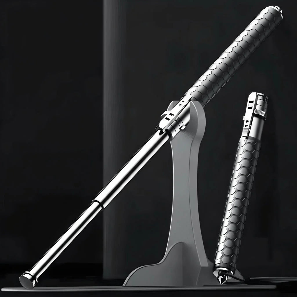 Walking Cane Quick-Deploy Telescopic Non-Slip Handle