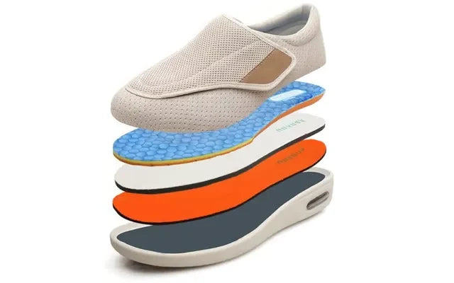 Walking Shoes Extra Wide Fit Memory Foam Zero Drop