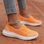 Walking Shoes Three-Zone Footbed Breathable Slip-On